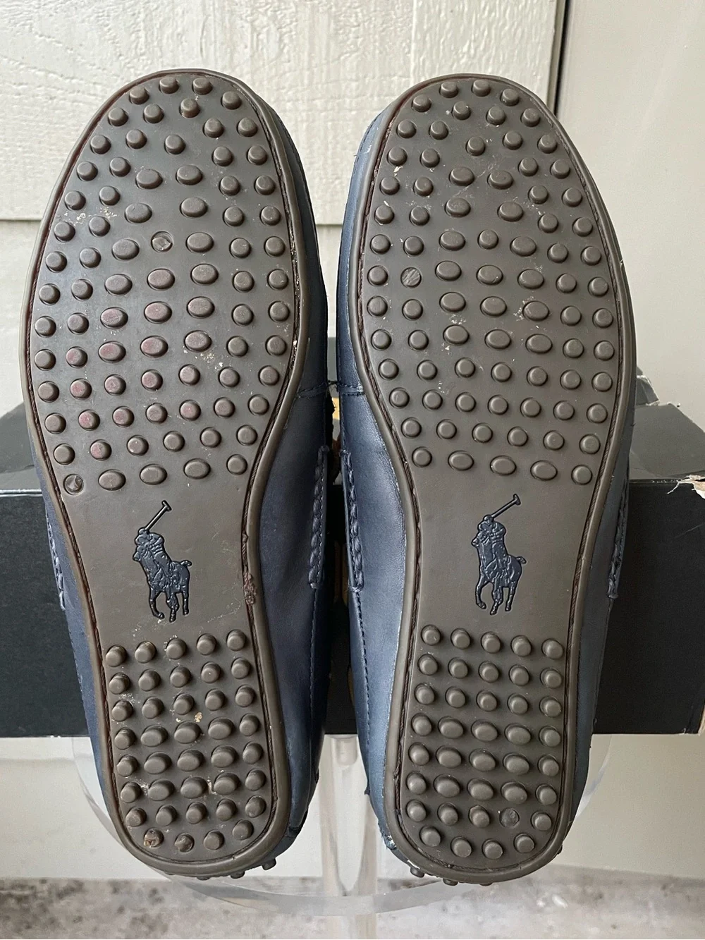 Ralph Lauren Polo Navy Blue Loafers size 8D